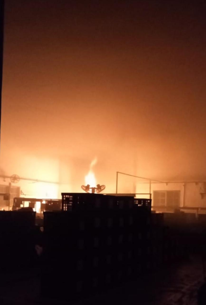 Pabrik Sepatu di Kecamatan Kanor Terbakar